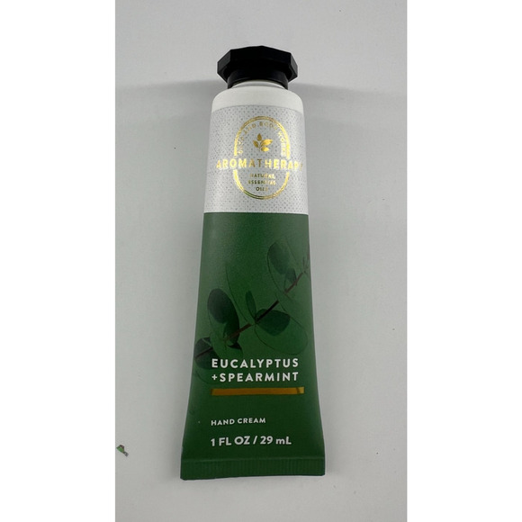 Bath & Body Works HAND CREAM Aromatherapy~TRAVEL Eucalyptus Spearmint New - Picture 1 of 2